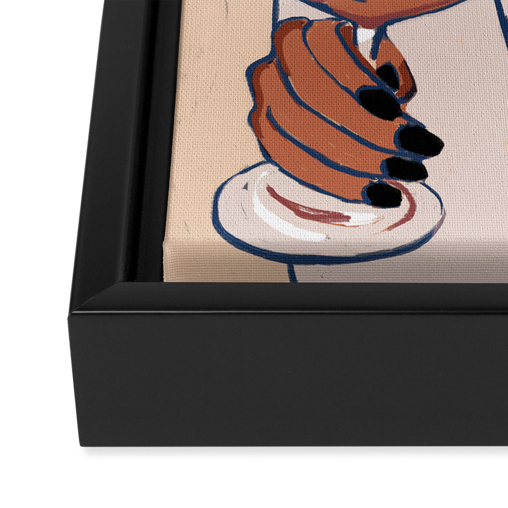Here Framed Canvas Print Gallery Image 3