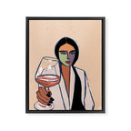 Here Framed Canvas Print Gallery Image 6