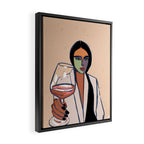 Here Framed Canvas Print Gallery Image 2