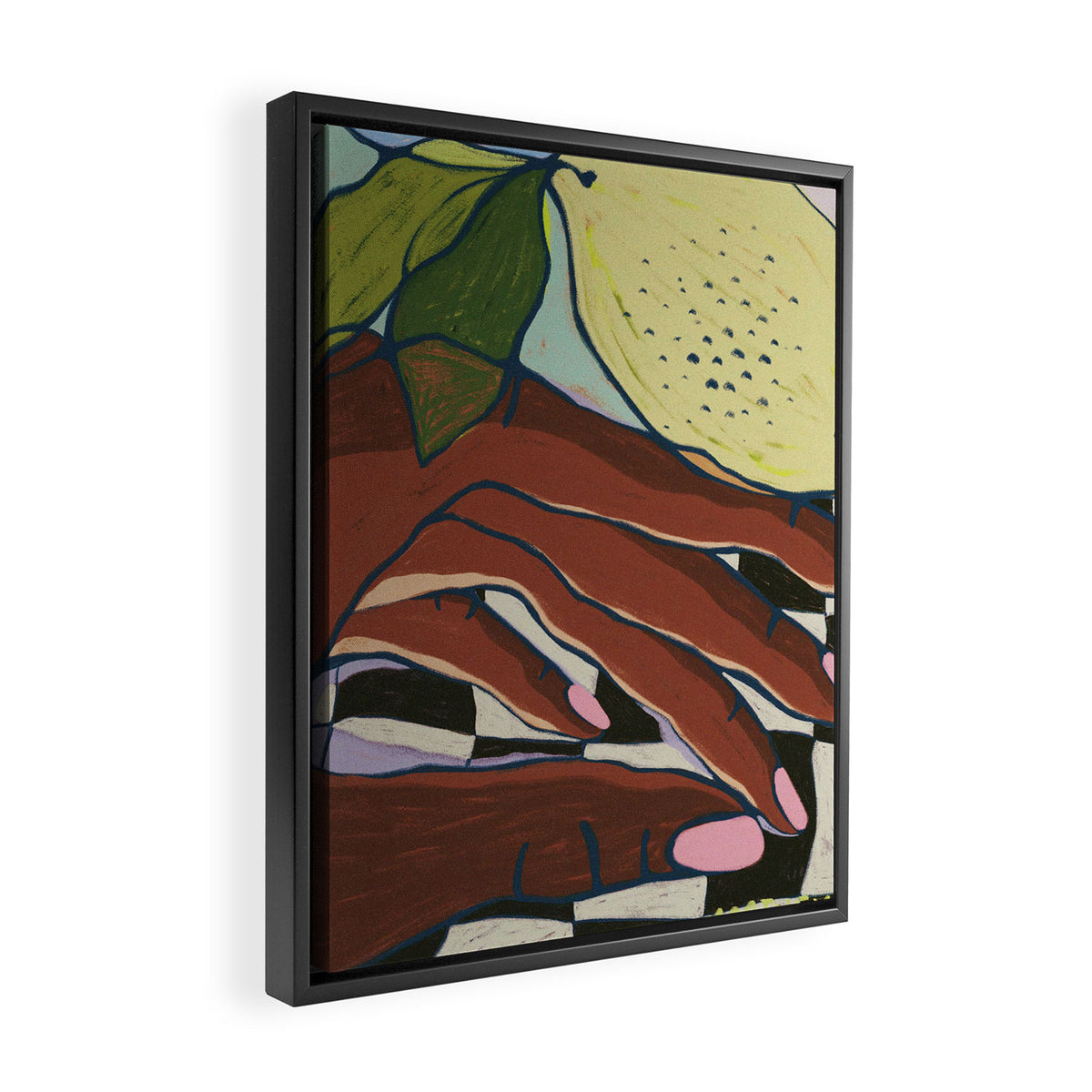 Lemon Squeeze Framed Canvas Print Gallery Image 2