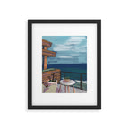 Little Beach House Framed Art Print Gallery Image 5