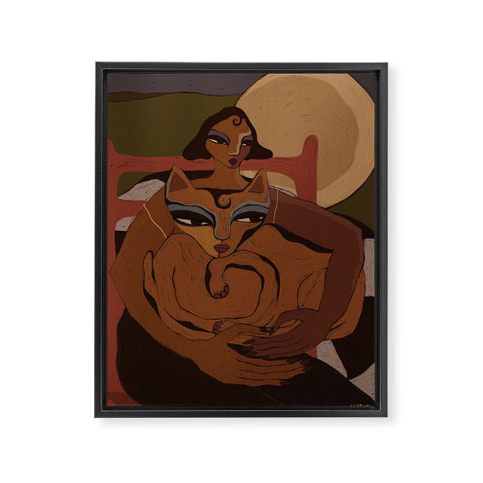Safe Space Framed Canvas Print Gallery Image 1
