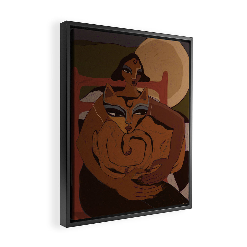 Safe Space Framed Canvas Print Gallery Image 2
