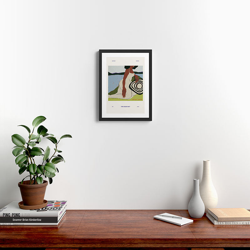 The Sun Hat Poster Framed Art Print Gallery Image 2