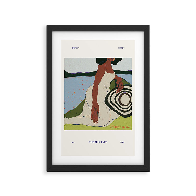 The Sun Hat Poster Framed Art Print Gallery Image 2