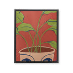 Vase Face Framed Canvas Print Gallery Image 6