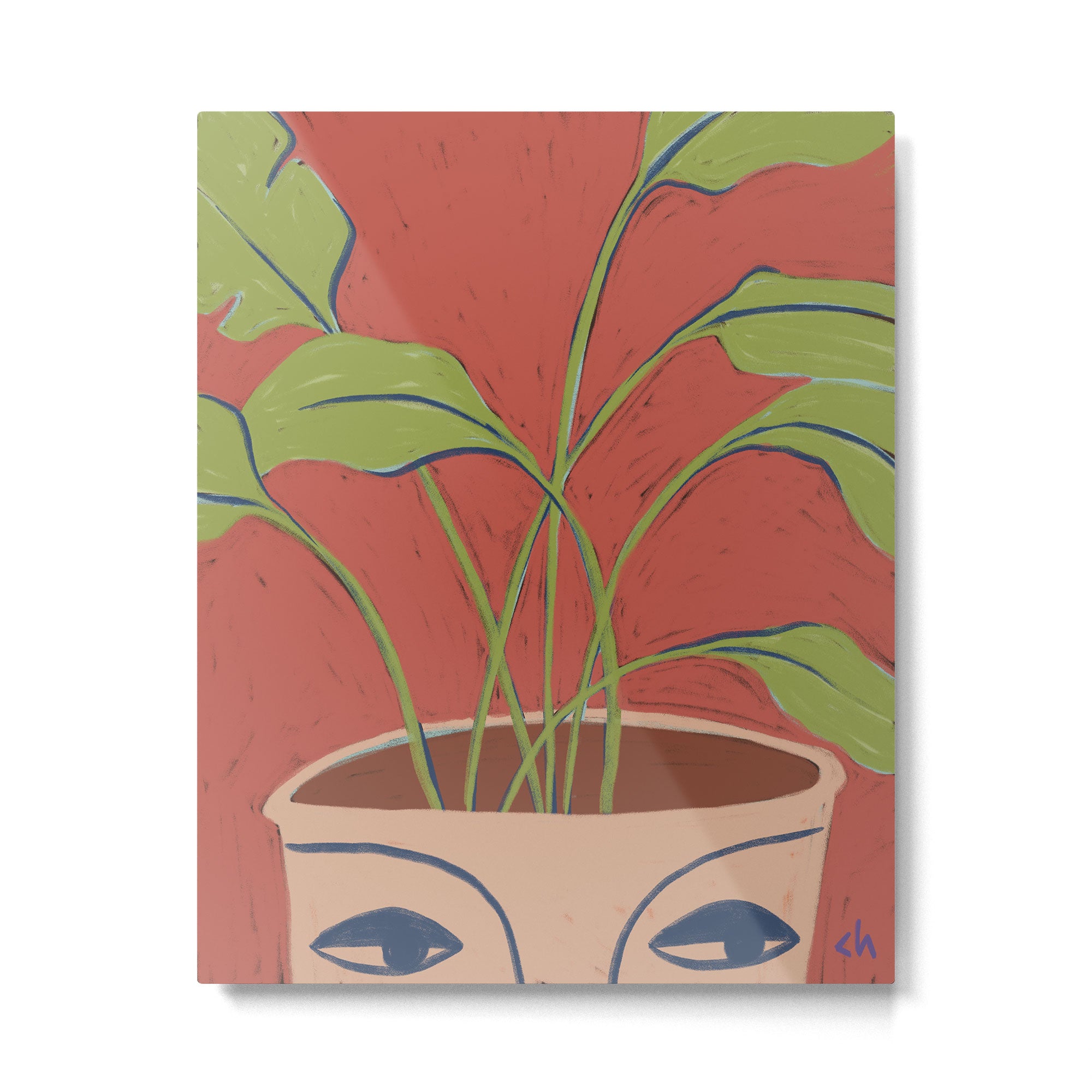 Vase Face Metal Print Gallery Image 4