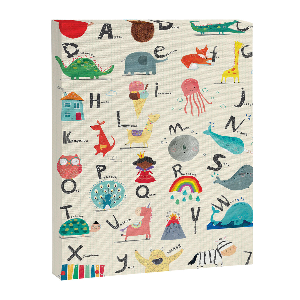 Animal Alphabet Canvas Print Gallery Image 6