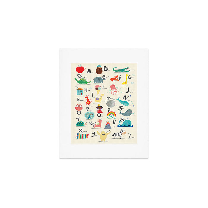 Animal Alphabet Art Print Gallery Image 1