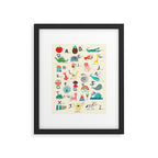 Animal Alphabet Framed Art Print Gallery Image 5