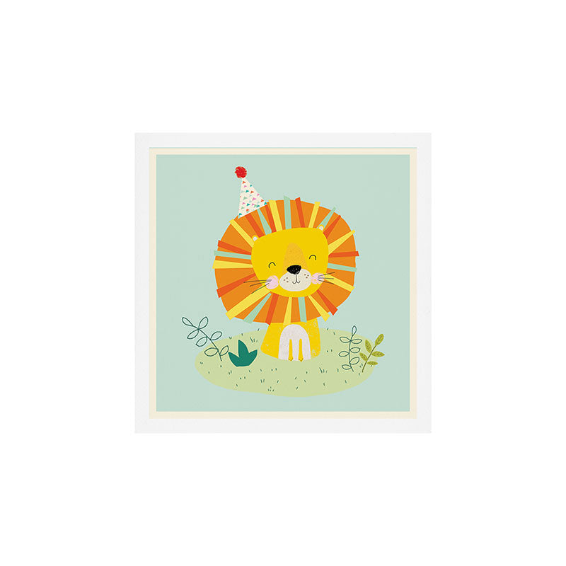 Juvenile Lion Art Print Gallery Image 1