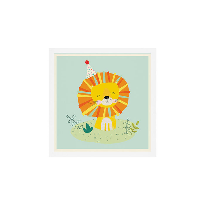 Juvenile Lion Art Print Gallery Image 1