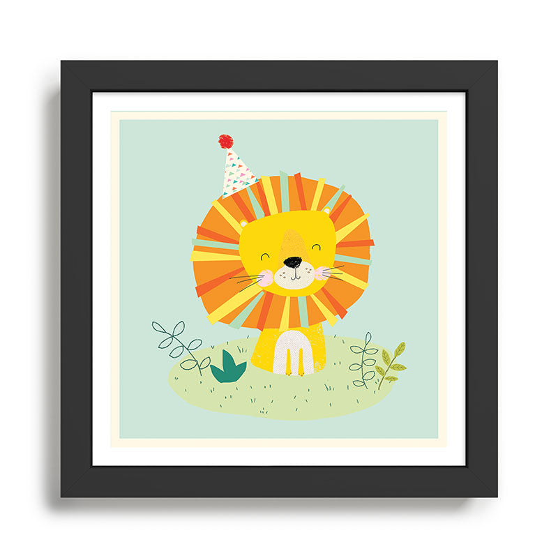 Juvenile Lion Framed Art Print Gallery Image 1