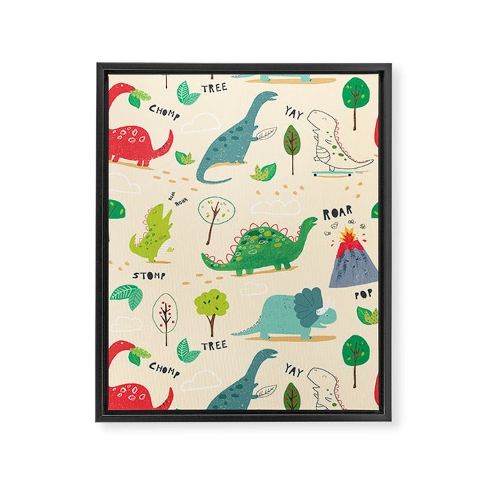 ROOOARSOME!! Framed Canvas Print Gallery Image 1