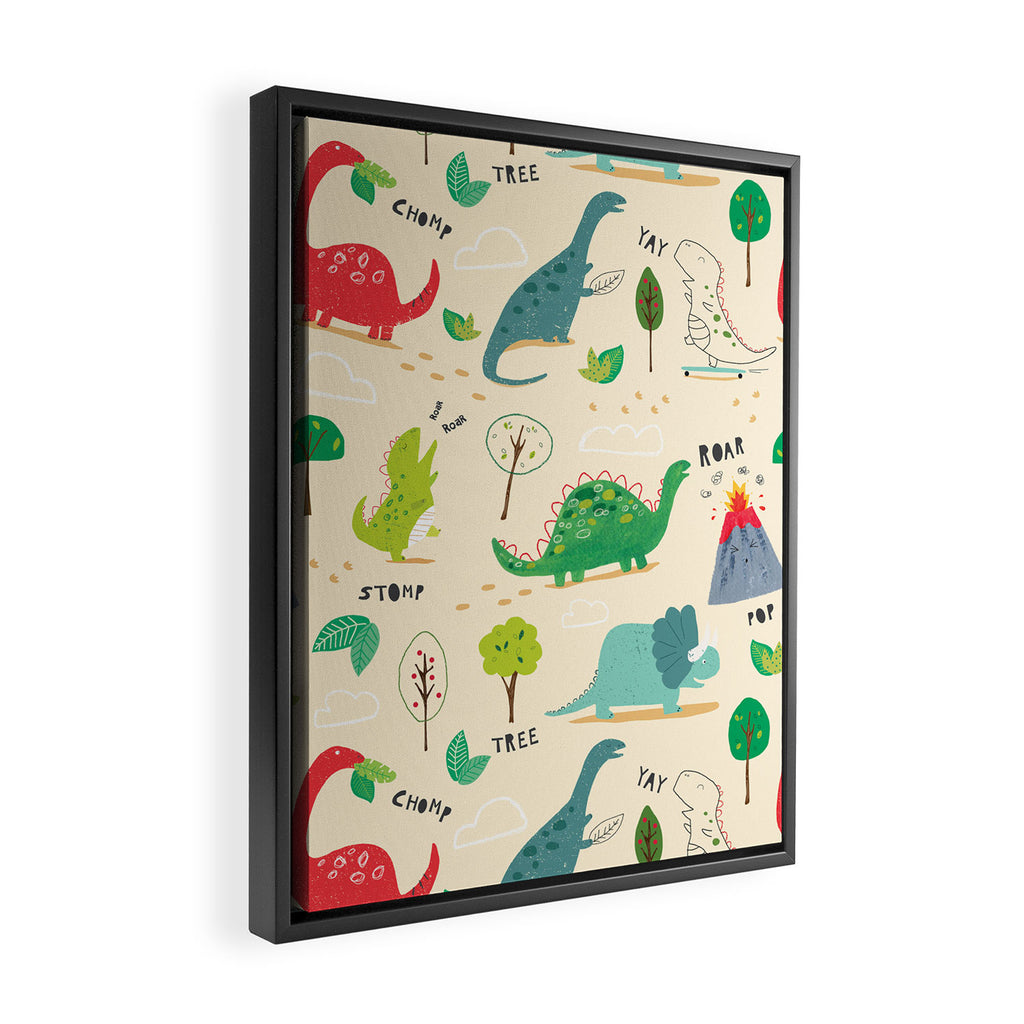 ROOOARSOME!! Framed Canvas Print Gallery Image 2