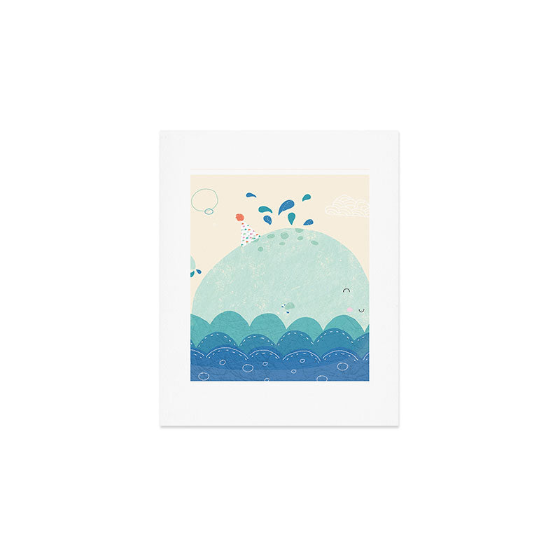 Whale Art Print Gallery Image 1