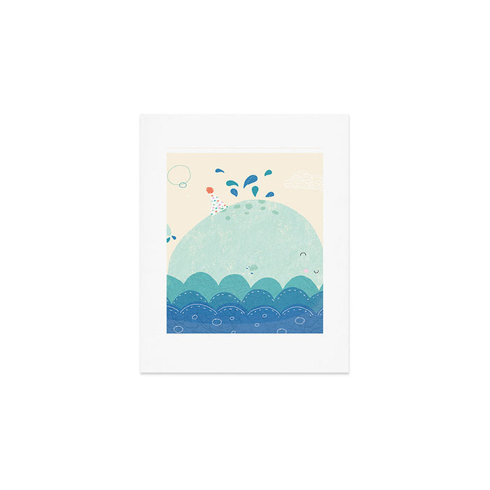 Whale Art Print Gallery Image 1
