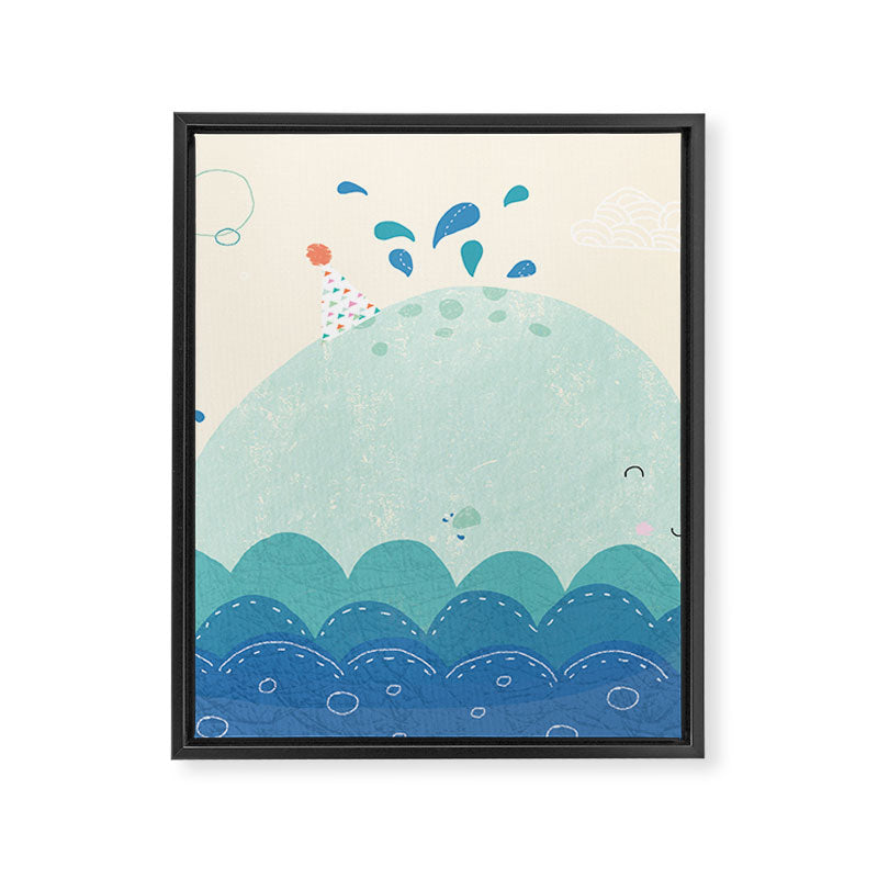 Whale Framed Canvas Print Gallery Image 8