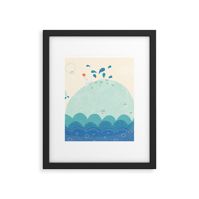 Whale Framed Art Print Gallery Image 1
