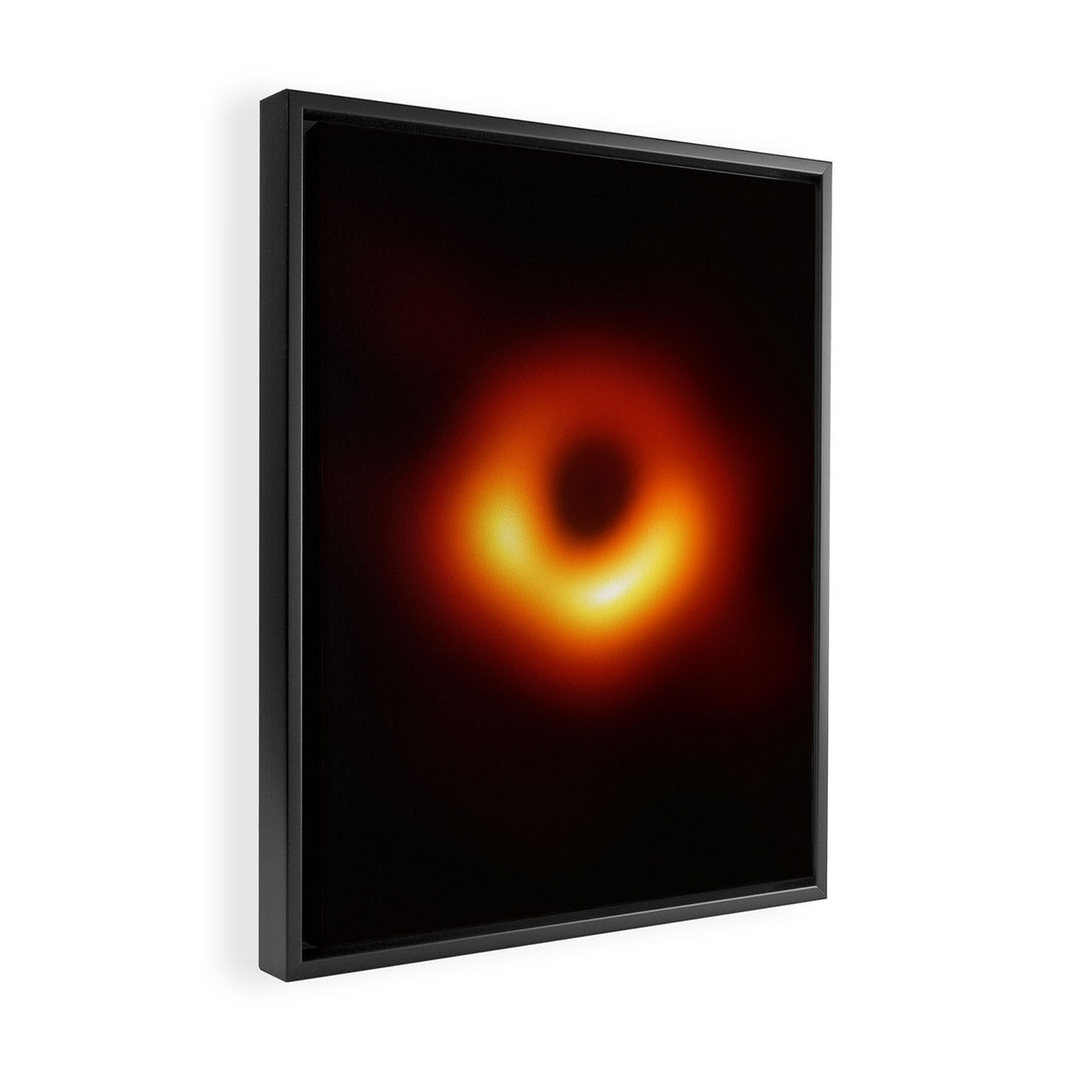 BLACK HOLE - First-Ever Image of a Black Hole Framed Canvas Print Gallery Image 2