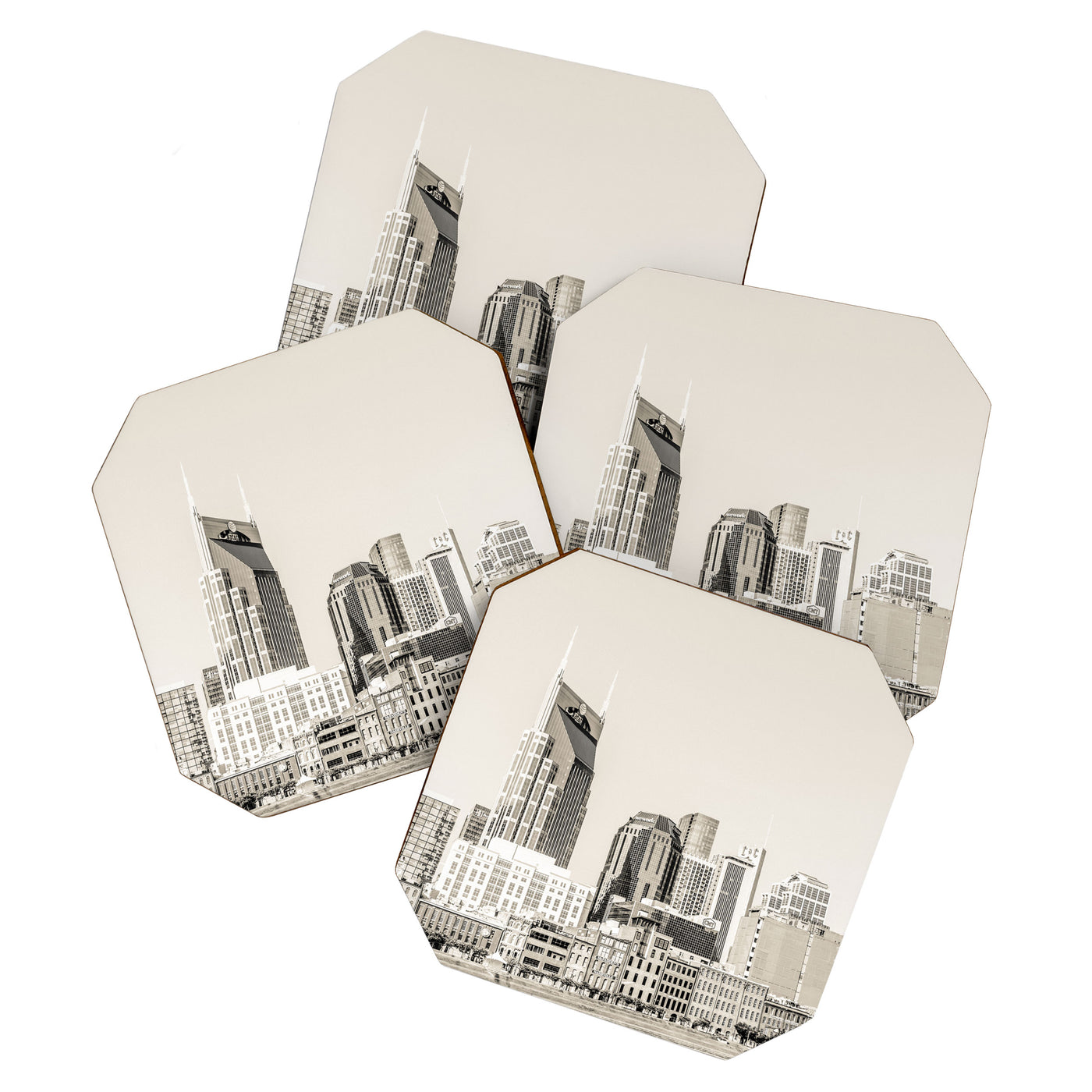 Nashville No. 3 in Sepia Coaster
