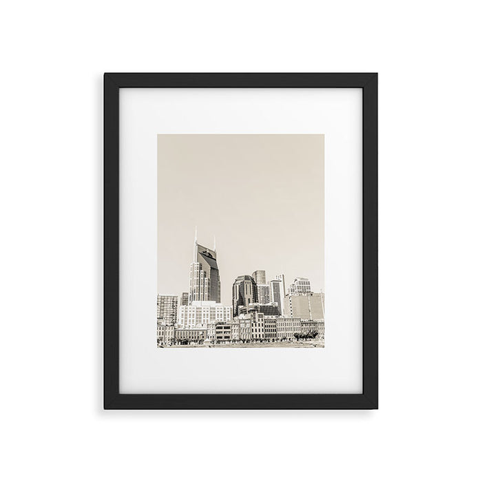 Nashville No. 3 in Sepia Framed Art Print Gallery Image 1
