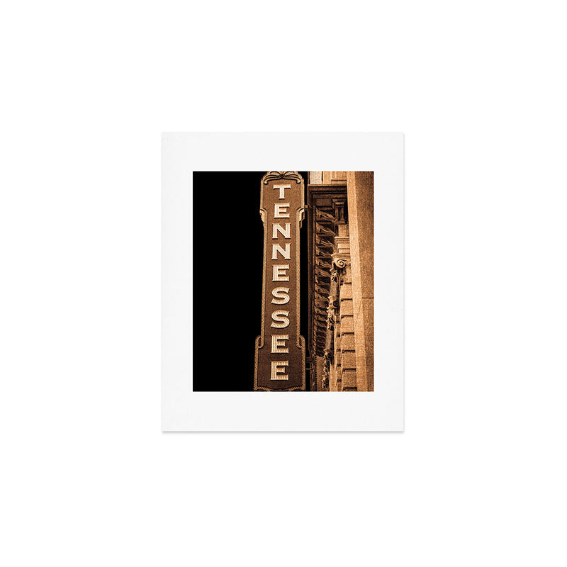 Tennessee Sign No. 2 Photography Art Print Gallery Image 1