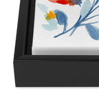 Watercolor Flowers Framed Canvas Print Gallery Image 3