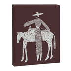 Solo Steady - Burgundy Canvas Print Gallery Image 6