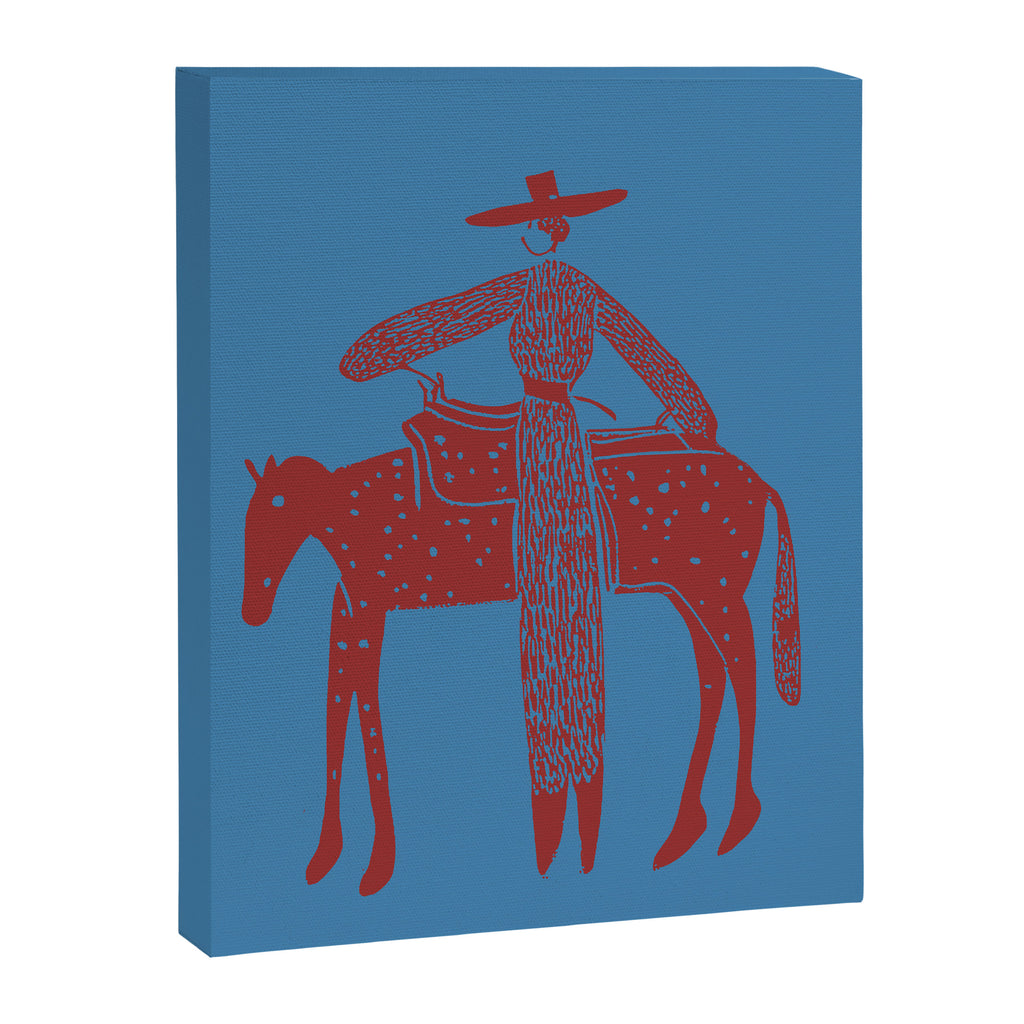 Solo Steady - Cherry Blues Canvas Print Gallery Image 6