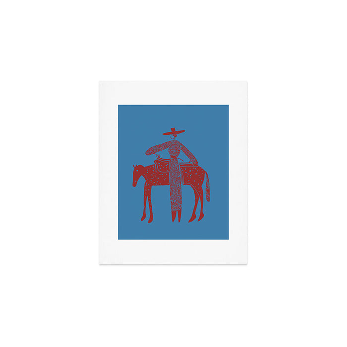 Solo Steady - Cherry Blues Art Print Gallery Image 1