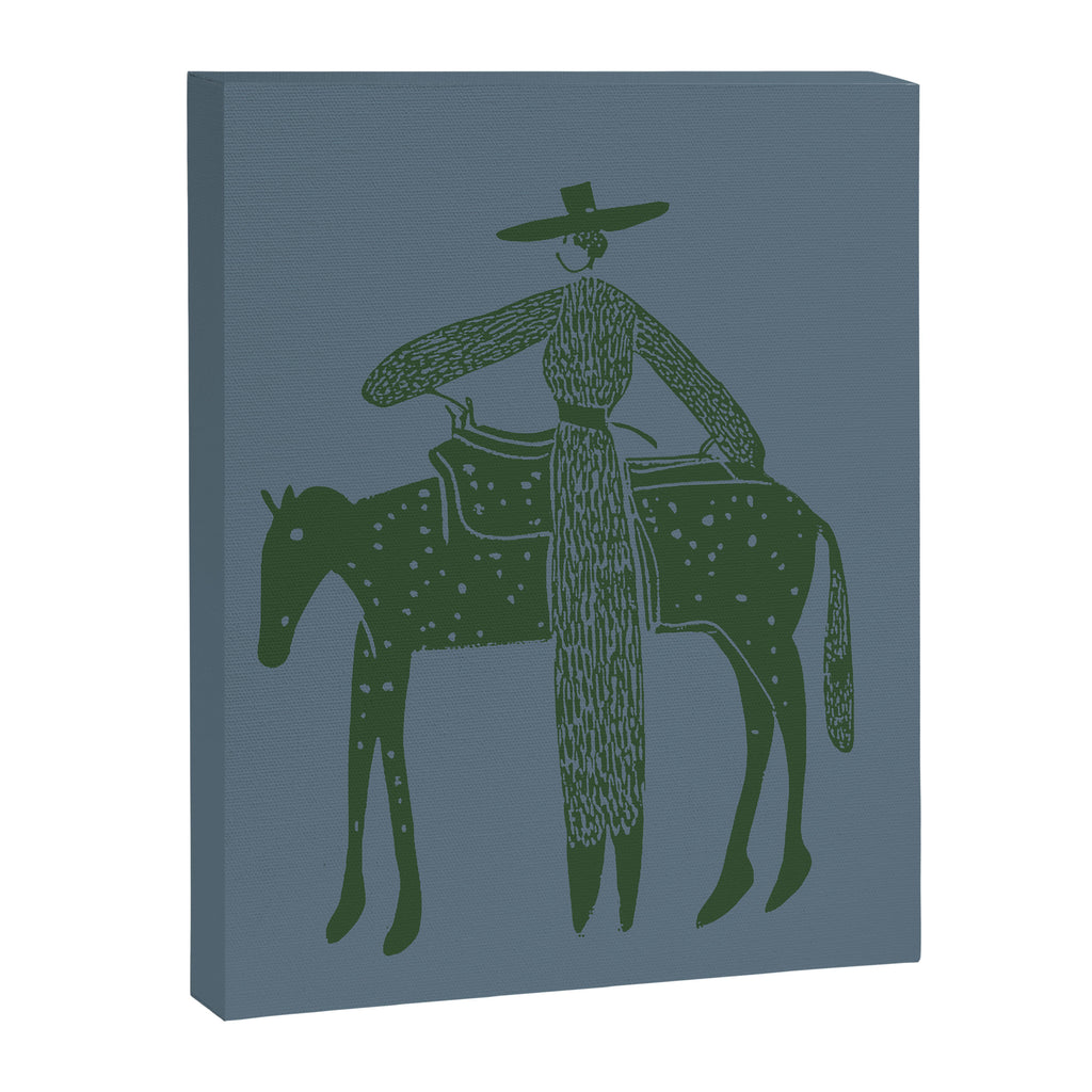 Solo Steady Seamoss â Cowgirl Art with Earthy Tones Canvas Print Gallery Image 6