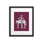 Solo Steady Vino â Elegant Cowgirl Art Framed Art Print Gallery Image 4