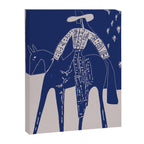 Star Gazer - Cobalt Blue Canvas Print Gallery Image 6