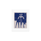Star Gazer - Cobalt Blue Art Print Gallery Image 1