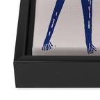 Star Gazer - Cobalt Blue Framed Canvas Print Gallery Image 3