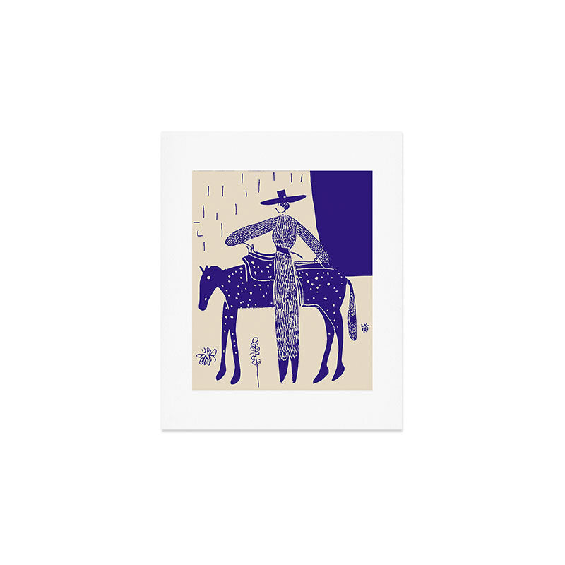 Steady - Cobalt Art Print Gallery Image 1