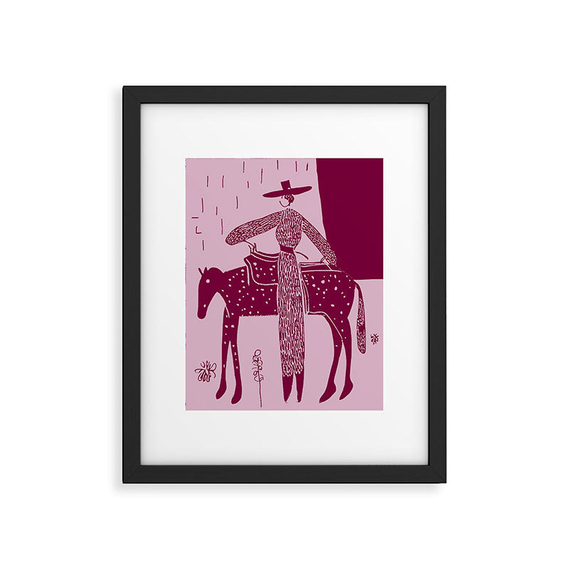 Steady - Rose Framed Art Print Gallery Image 5