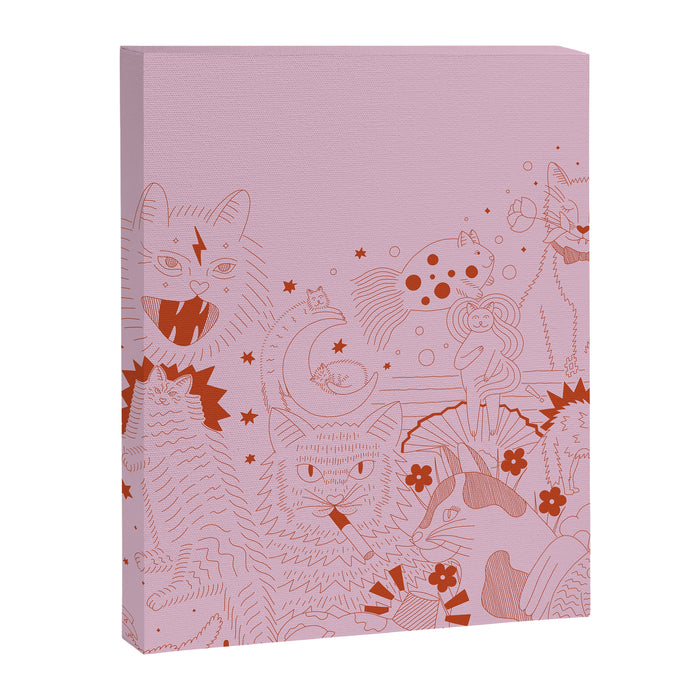 A Lot of Cats | Square Canvas Print Gallery Image 1