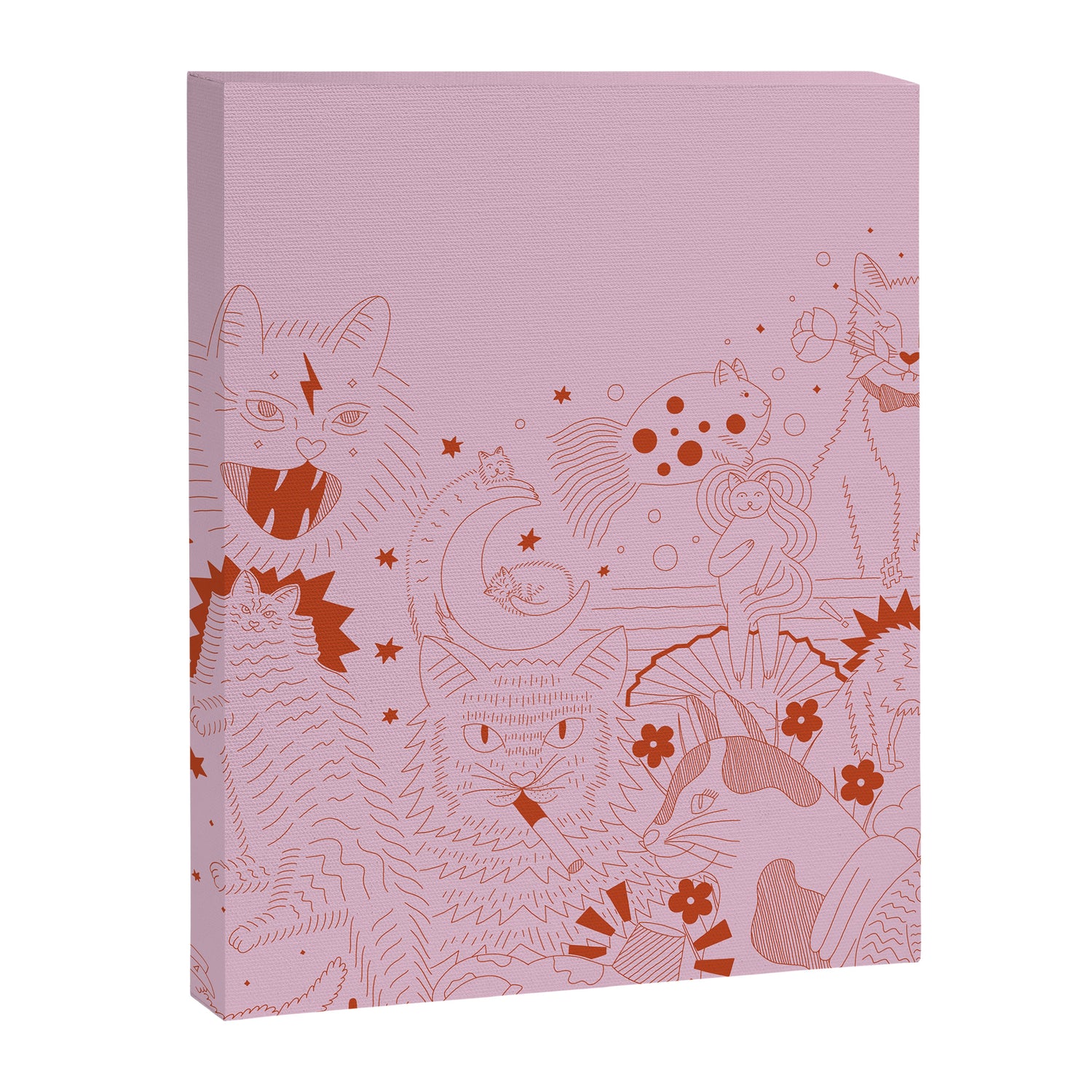 A Lot of Cats | Square Canvas Print Gallery Image 8