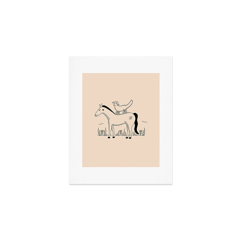 Meowdy Y'all Art Print Gallery Image 1