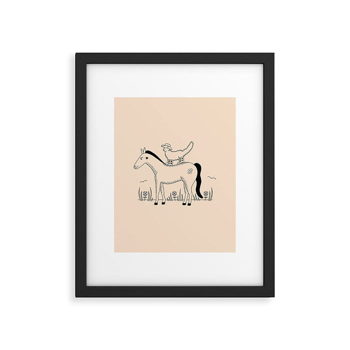 Meowdy Y'all Framed Art Print Gallery Image 1