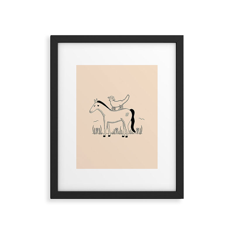 Meowdy Y'all Framed Art Print Gallery Image 5