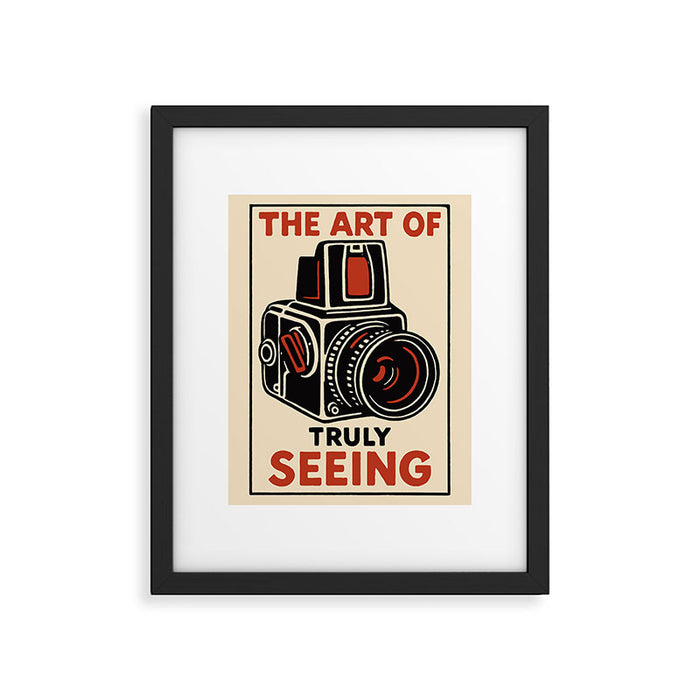Analog Photography Quote Framed Art Print Gallery Image 1