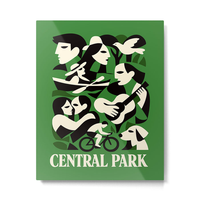 Artsy Central Park Metal Print Gallery Image 1