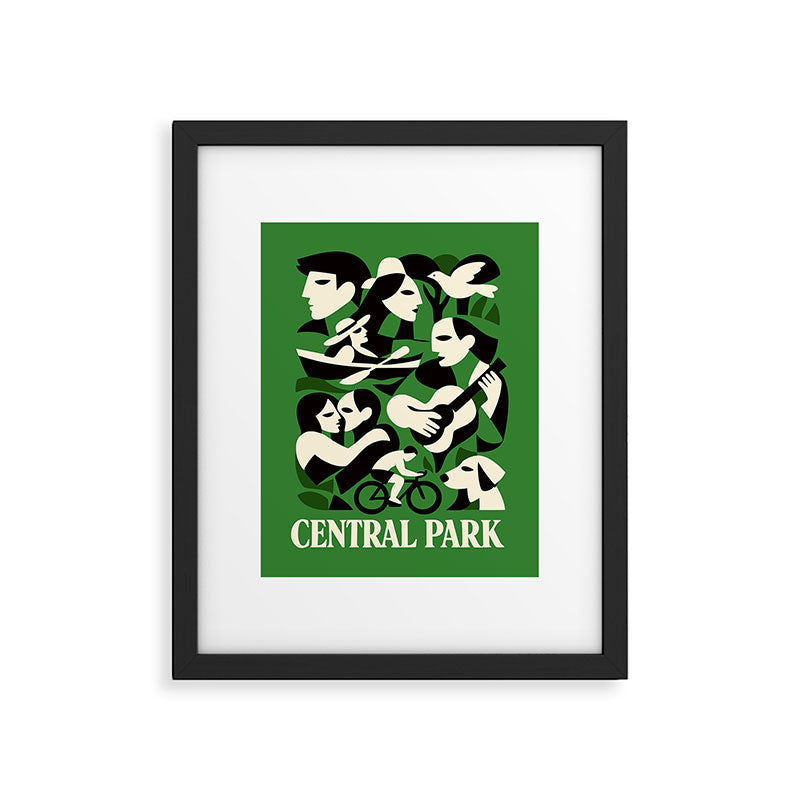 Artsy Central Park Framed Art Print Gallery Image 5
