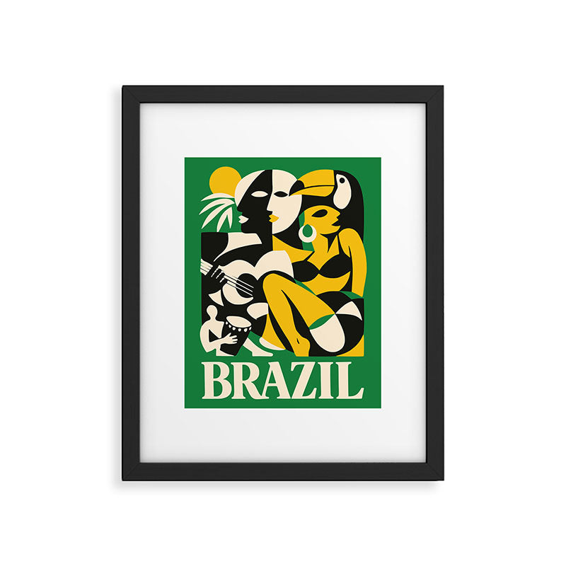 Brazil Music and Culture Framed Art Print Gallery Image 5