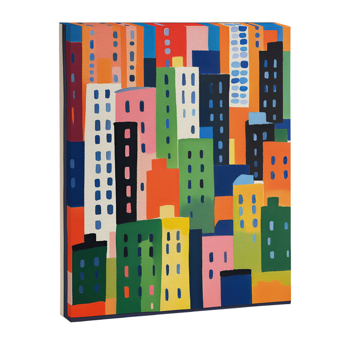 Colorful New York City Canvas Print Gallery Image 1