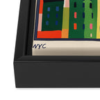 Colorful New York City Framed Canvas Print Gallery Image 3
