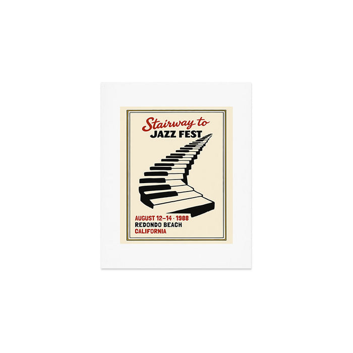 Stairway Jazz Fest Art Print Gallery Image 1